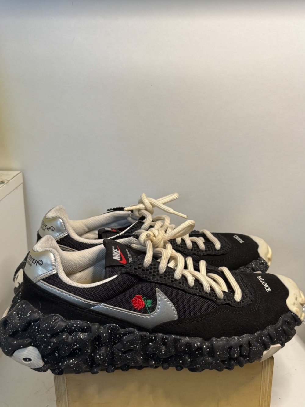 Nike x Undercover Overbreak Black Sail Men’s 9.5 Rare Collab Chunky Sneakers